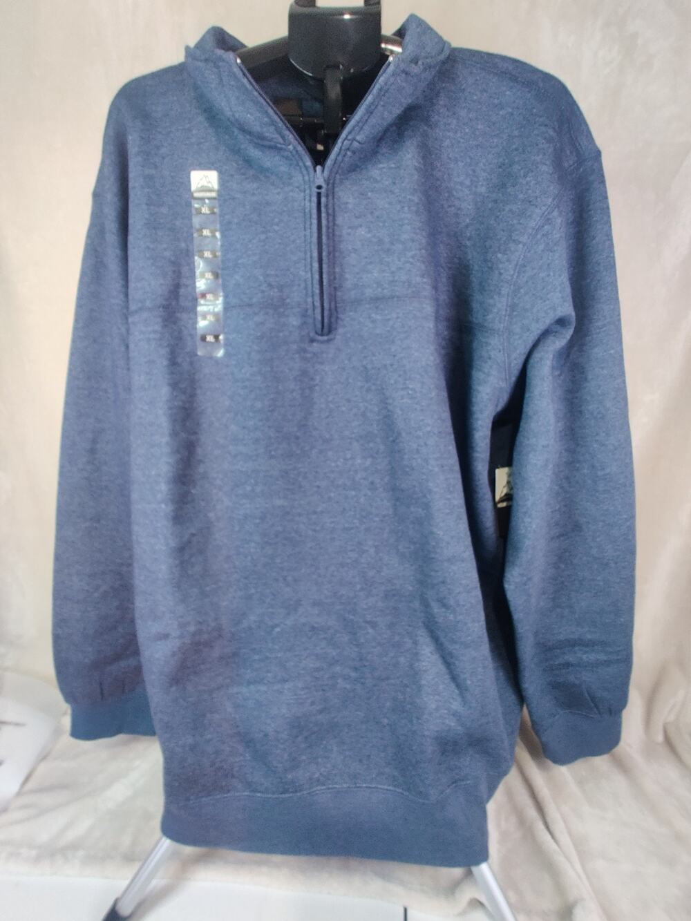 Mountainaire Pullover Jacket Men's Size XL Quarter Zip Slate Blue NWT